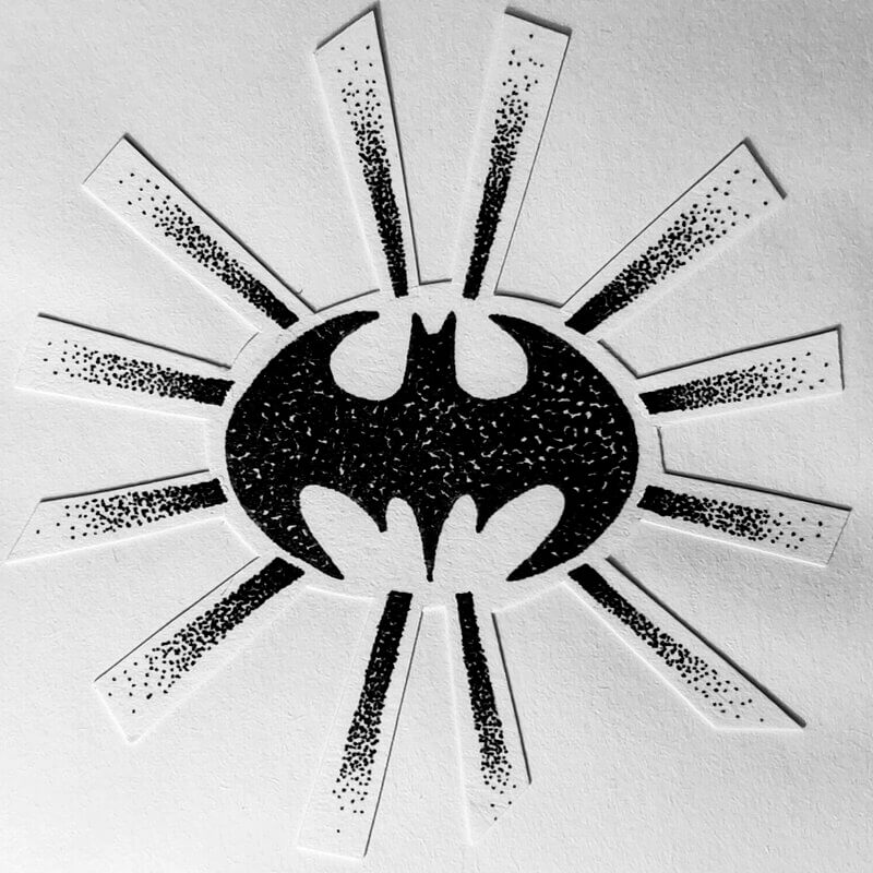 tatouage flash batman superhero pop culture bd cinema