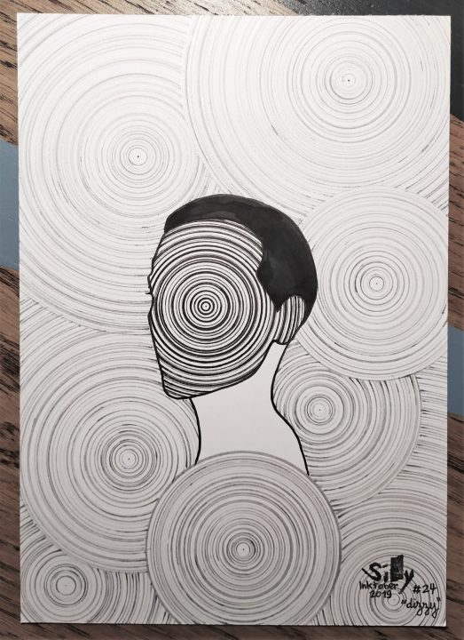 Inktober 2019 - dizzy